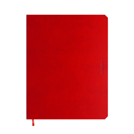 De KEMPEN -  Notbk  poppy 171x220 lijn 192pag rood