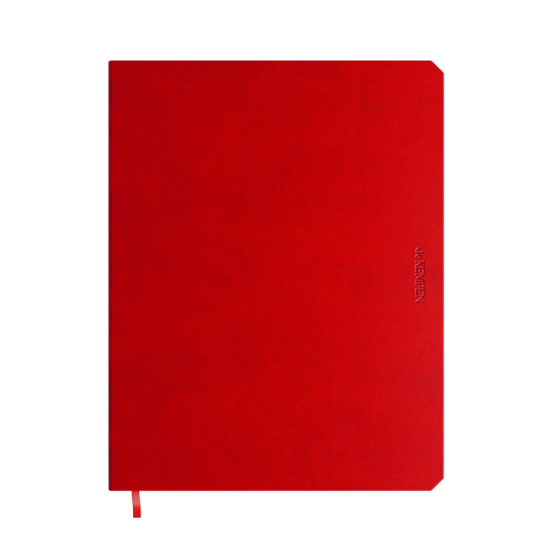 De KEMPEN - Notbk coquelicot 171x220 vierge 192 pages rouge