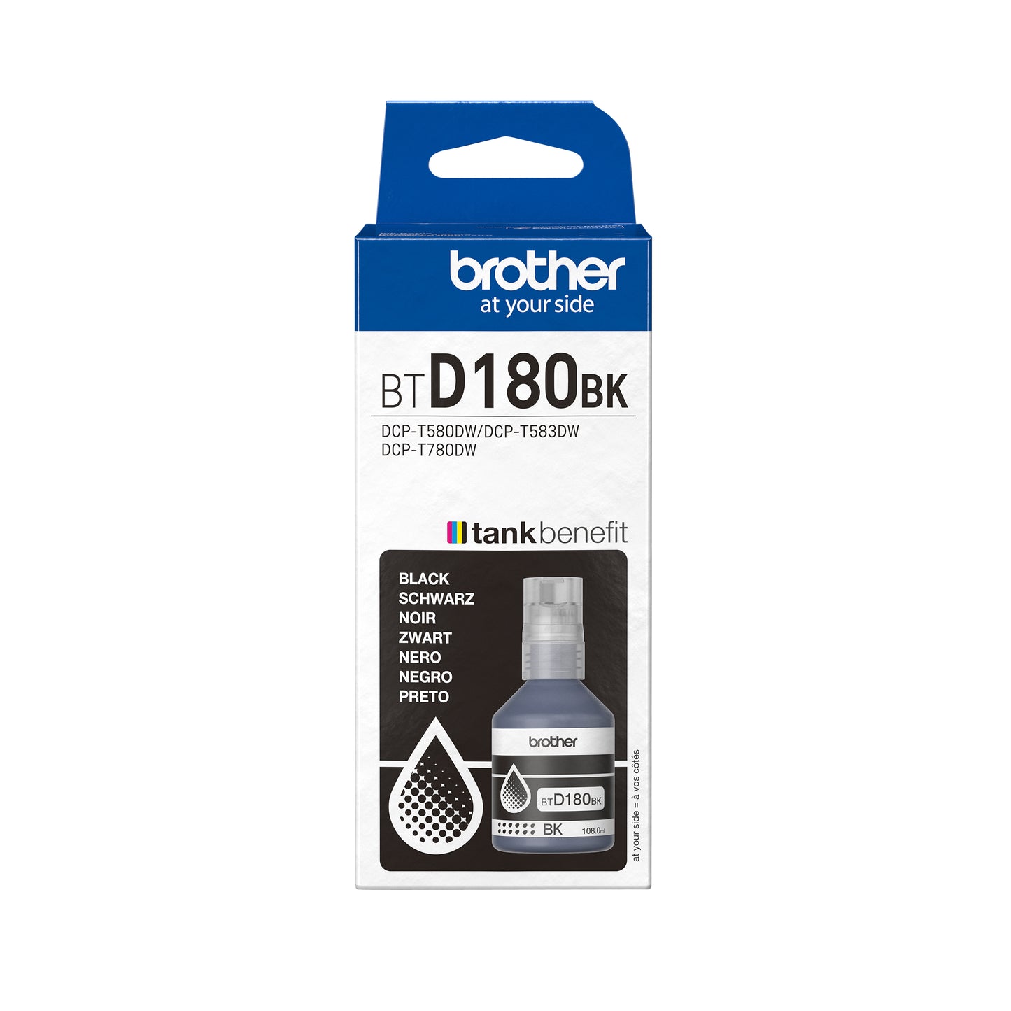Brother -  BTD180BK inktnavulling voor printers Origineel