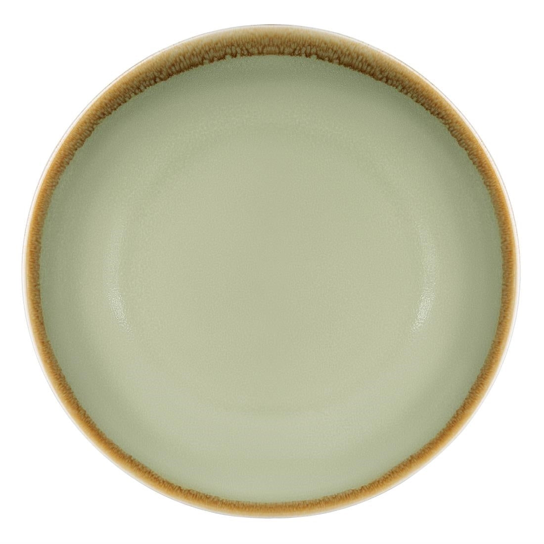 Olympia - Assiette four coupe 23cm 6 pièces vert mousse