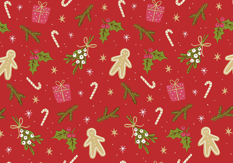 Rotolux -  Apparaatrol gingerbreadman rood 200mx30cm