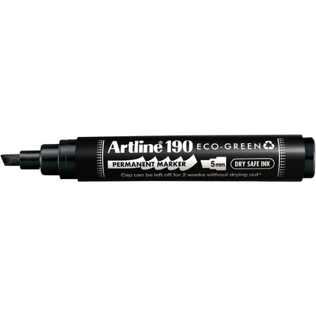 Artline -  Permanent marker  190 eco schuin 2-5mm zw | 12 stuks
