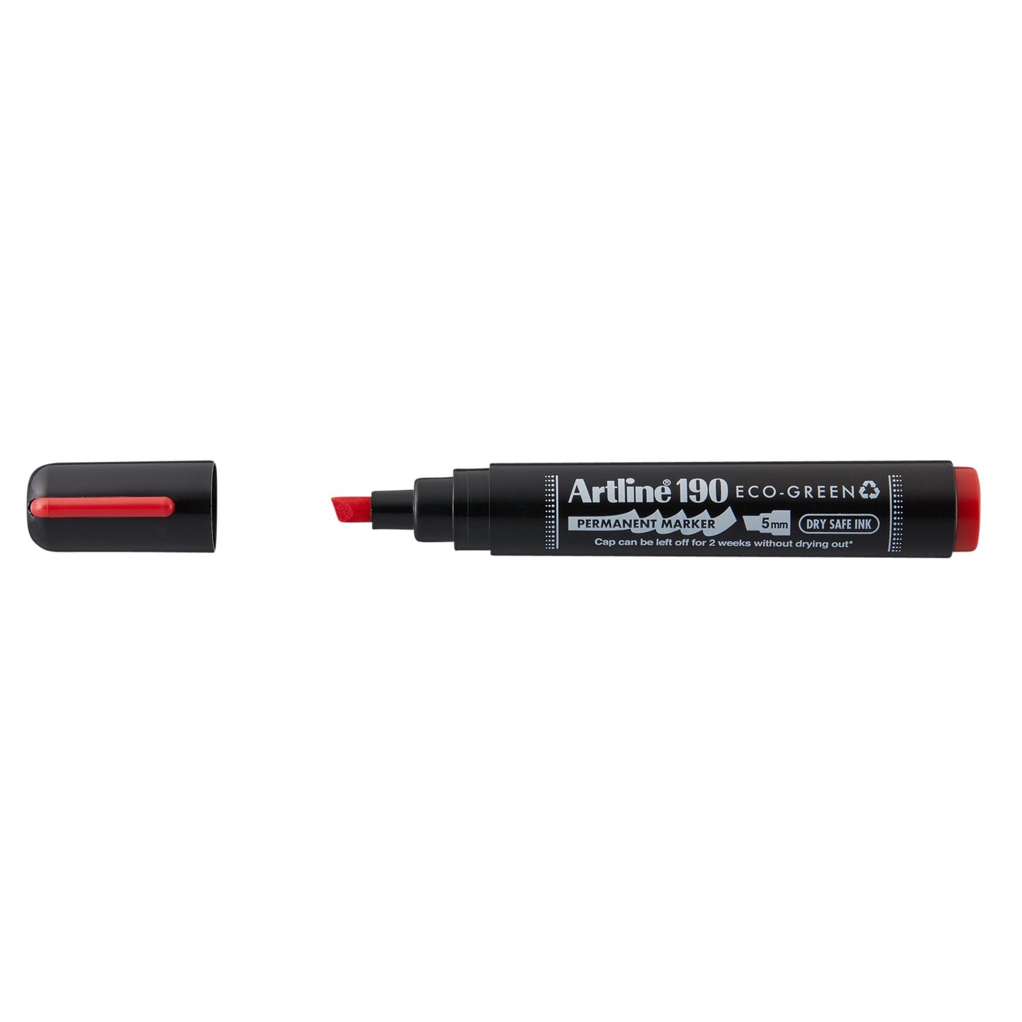 Artline -  Permanent marker  190 eco schuin 2-5mm rood