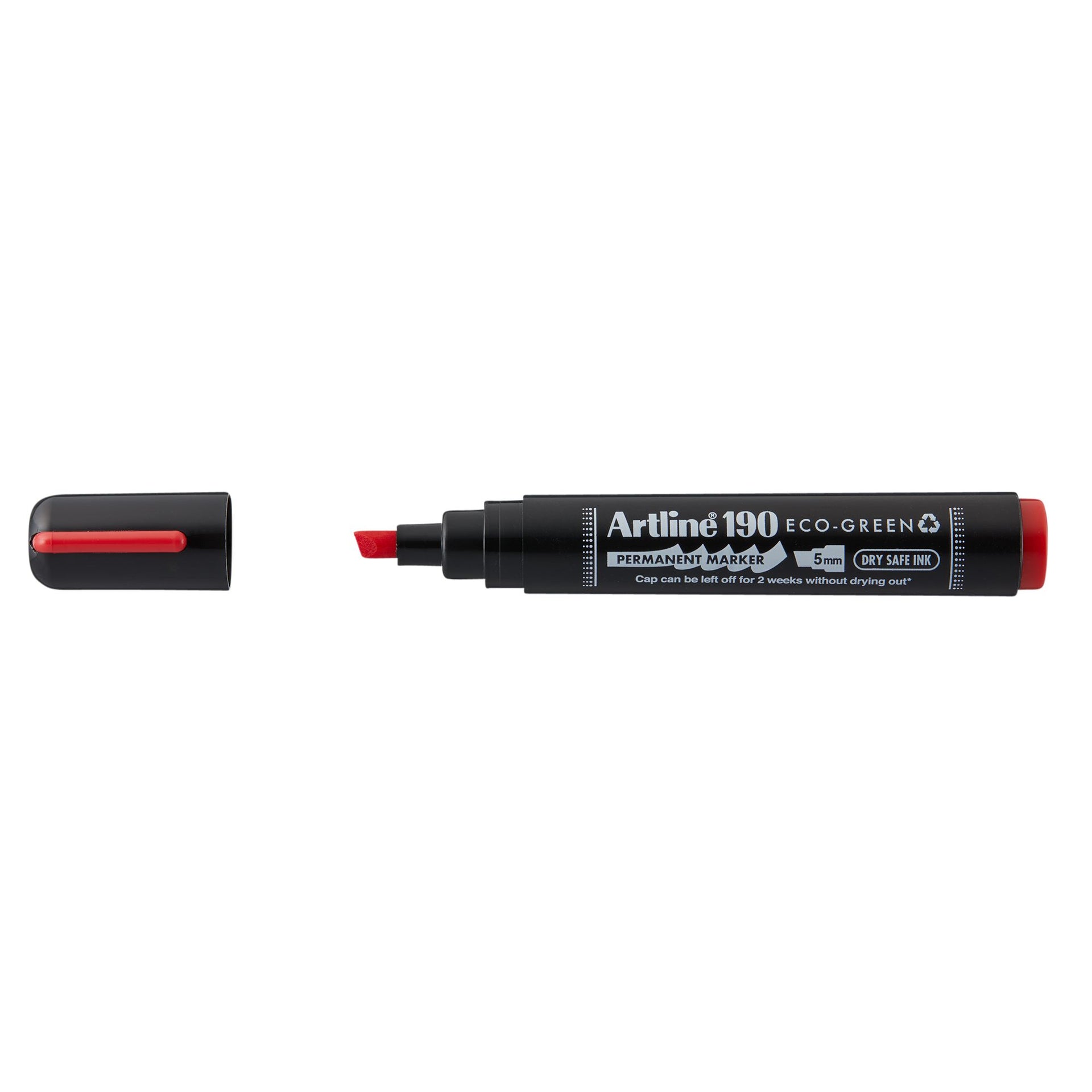Artline -  Permanent marker  190 eco schuin 2-5mm rood