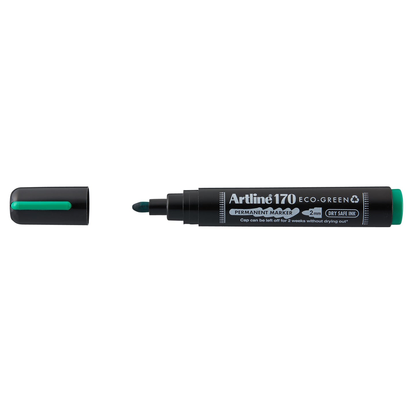 Artline - Marqueur permanent 170 eco rond m vert | 12 pièces
