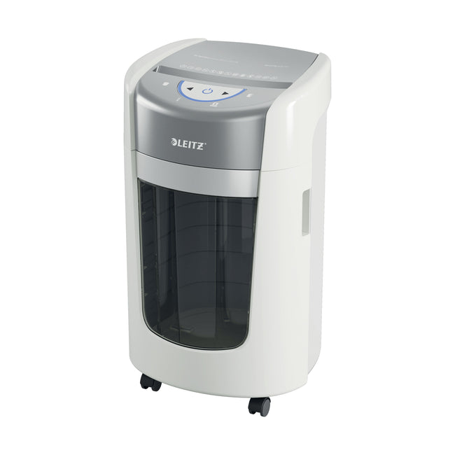 Leitz -  IQ OptiMax Home 225 papiervernietiger Microversnippering 58 dB Grijs, Wit