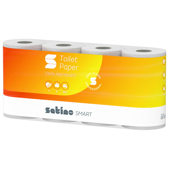 Satino -  Toiletpapier  mt1 smart 2laags wit 067520 | 6 stuks