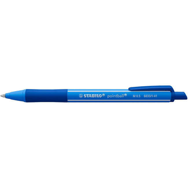 Stabilo -  Balpen pointball colorful blauw