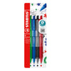 Stabilo -  Balpen pointball colorful ass blist à 4st | 5 stuks