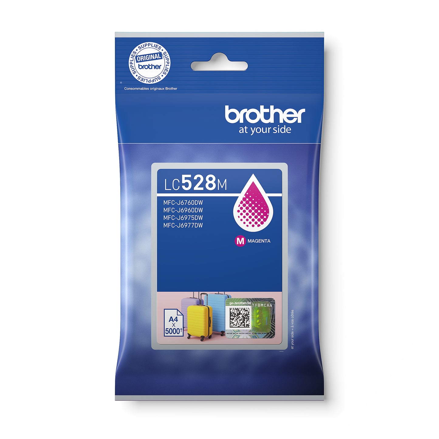 Brother -  Inktcartridge  lc-528m rood | 5 stuks