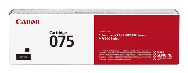 Canon -  075 tonercartridge 1 stuk(s) Origineel Zwart