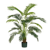 Mica Decorations -  Kunstplant mica areca palm in pot groen | 2 stuks