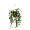 Mica Decorations -  Kunstplant mica ficus hangend in pot groen | 6 stuks
