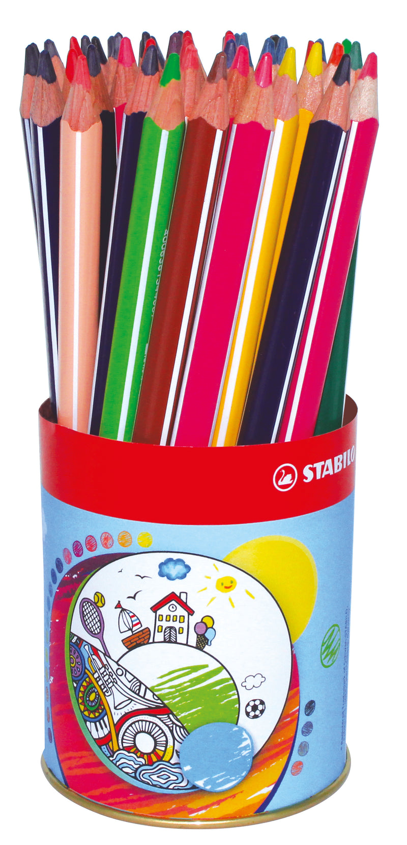 Stabilo -  Trio metaal doosje 38 kleurpotloden