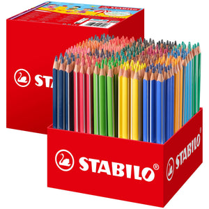 Stabilo -  Kleurpotlood 203 trio dik 300st assorti