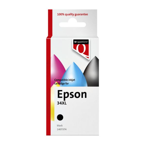 Quantore - Inkcartridge Epson 34XL Black | 1 Stück