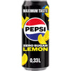 Pepsi -  Zero Sugar Lemon frisdrank, blik van 33 cl, pak van 12 stuks