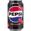 Pepsi - Boisson gazeuse Zero Sugar Cherry, canette 33 cl, paquet de 24