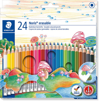 Staedtler - crayon de couleur Noris Club effaçable 24 crayons