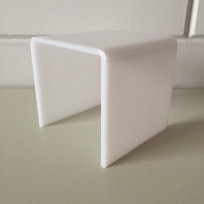 Klika - Pont acrylique 10x10cm haut 100mm opale