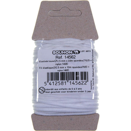 Bouhon - corde élastique, nylon, pi 2,5 mm x 10 m, sous blister