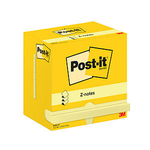 Post-it-post-it z-notes, 100 Blätter, ft 76 x 127 mm, Gelb, Packung mit 12 Blöcken