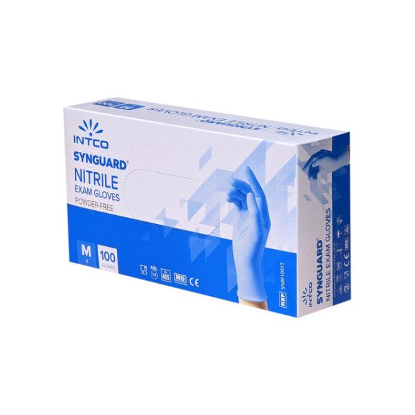 INTCO - Handschoen  synguard l nitril 100 stuks blauw