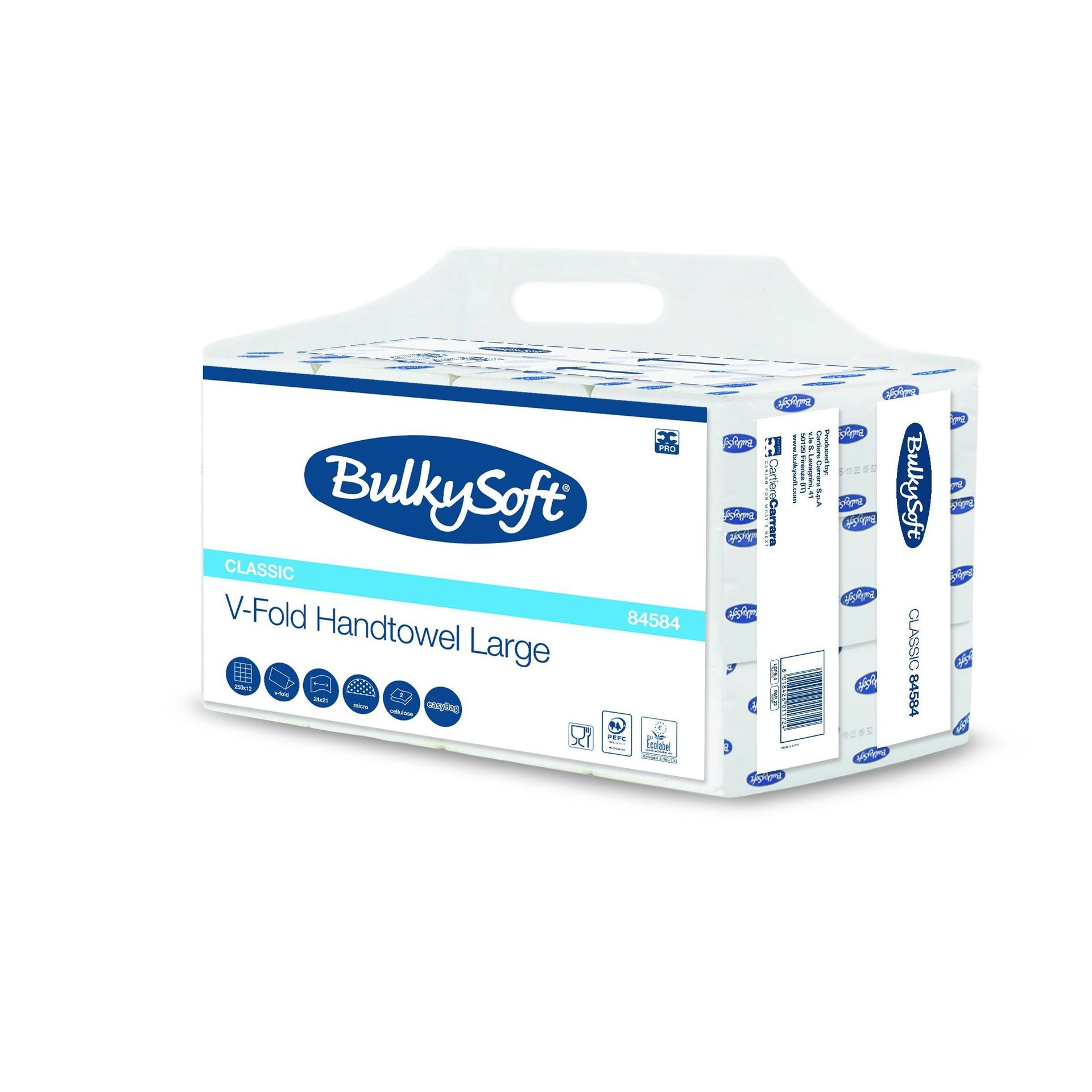 BulkySoft -  Handdoek  classic 12x250 vel 84584