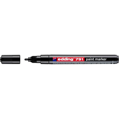 Edding -  Paintmarker  791 alcoholbasis 1-2mm zwart | 10 stuks