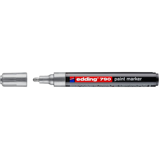Edding -  Paintmarker  790 alcoholbasis 2-3mm zilver