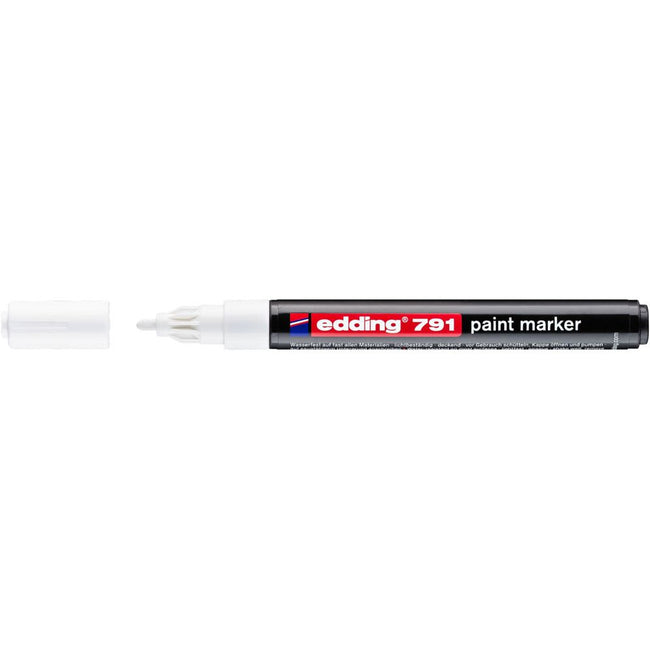 Edding -  Paintmarker  791 alcoholbasis 1-2mm wit