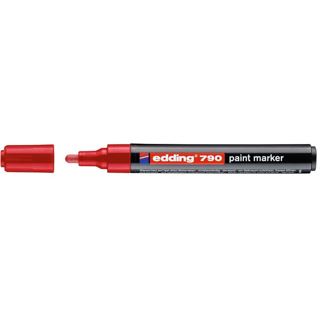 Edding -  Paintmarker  790 alcoholbasis 2-3mm rood