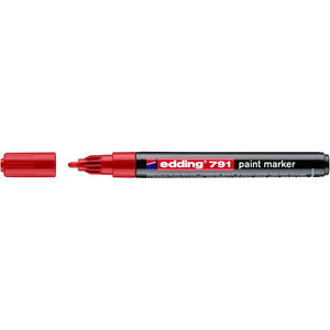Edding -  Paintmarker  791 alcoholbasis 1-2mm rood