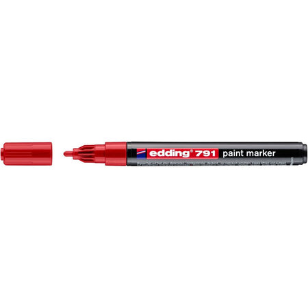 Edding -  Paintmarker  791 alcoholbasis 1-2mm rood | 10 stuks