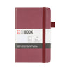 Sakura -  Notitieboek pocket lijn moerbei | 3 stuks