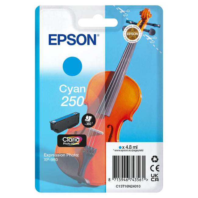 Epson -  Inktcartridge  250 t16n24 blauw