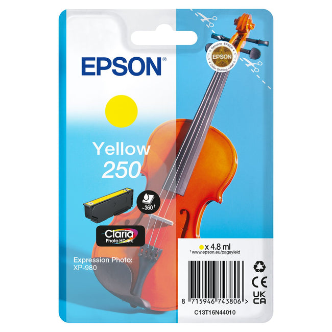 Epson -  Inktcartridge  250 t16n44 geel | 10 stuks