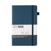 Sakura -  Notitieboek large lijn donker indigo | 3 stuks