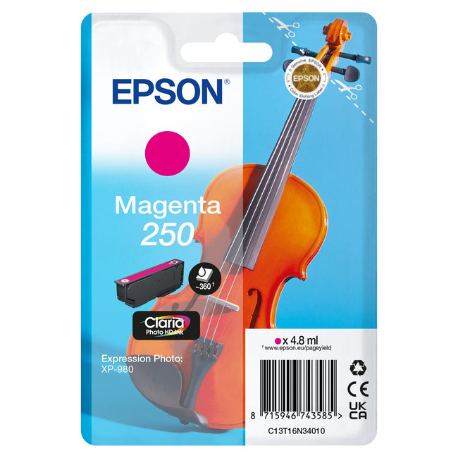 Epson -  Inktcartridge  250 t16n34 rood