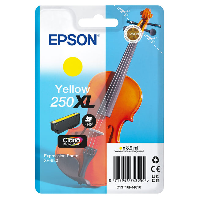 Epson -  Inktcartridge  250xl t16p44 geel | 10 stuks