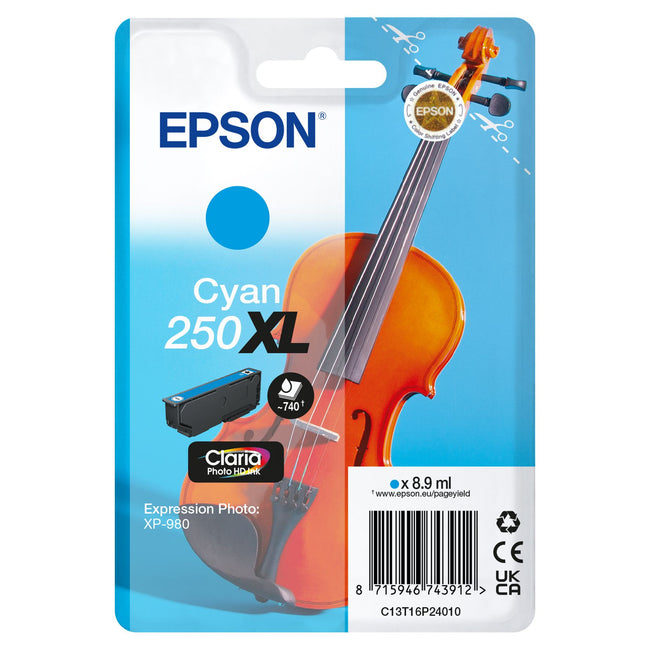 Epson -  Inktcartridge  250xl t16p24 blauw | 10 stuks