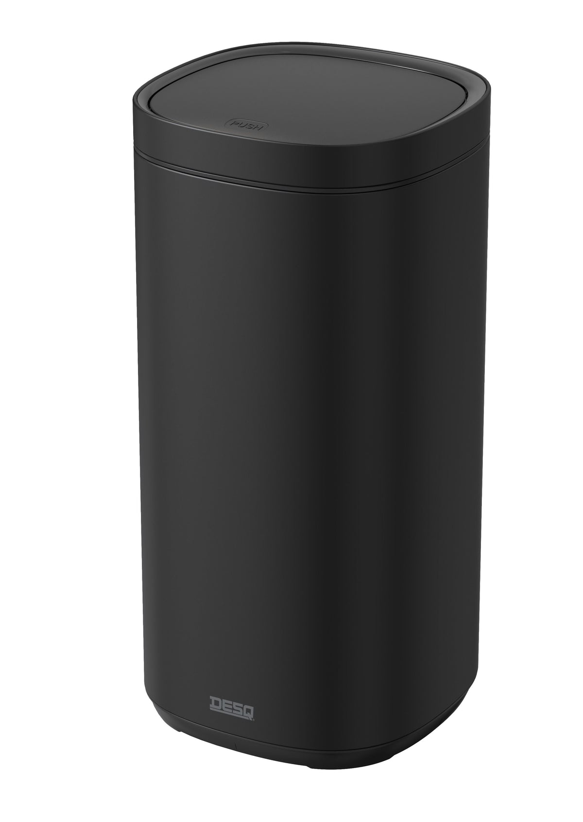Desq -  Afvalbak  touch 50 liter rvs zwart