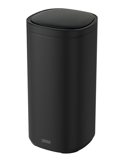 Desq -  Afvalbak  sensor 50 liter rvs zwart