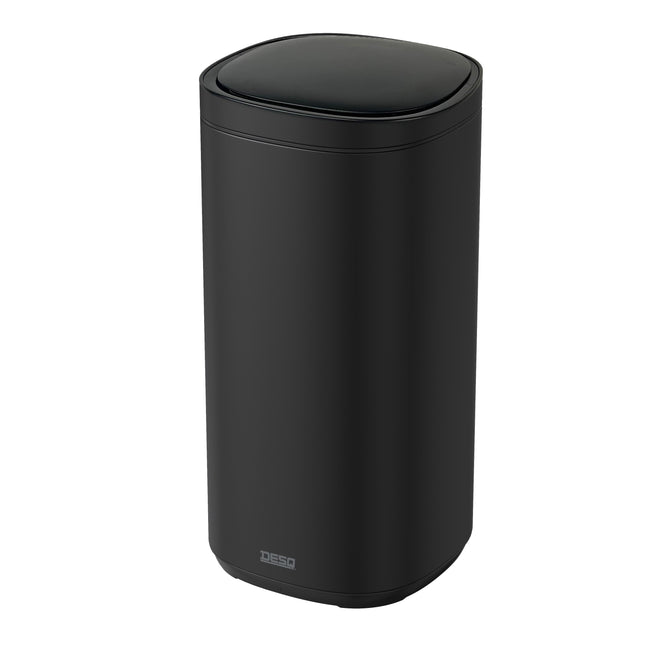 Desq -  Afvalbak  sensor 50 liter rvs zwart