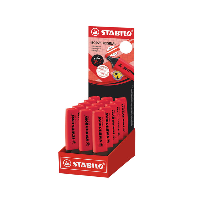 Stabilo -  Markeerstift boss 70/48 echt rood 15st