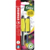 Stabilo -  Vulpen easybuddy m neon geel blister à 1st | 5 stuks