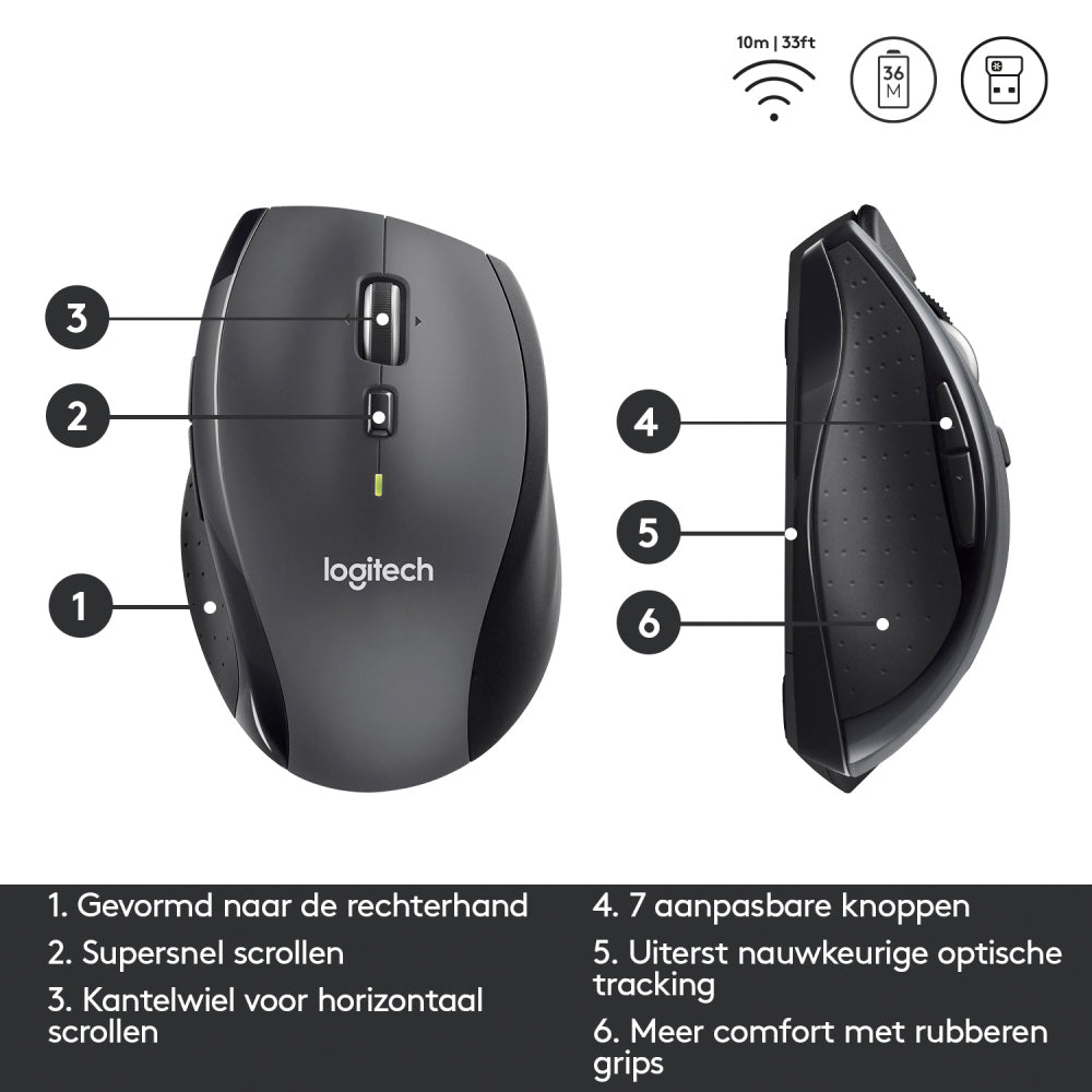 Logitech -  Muis  m705 marathon