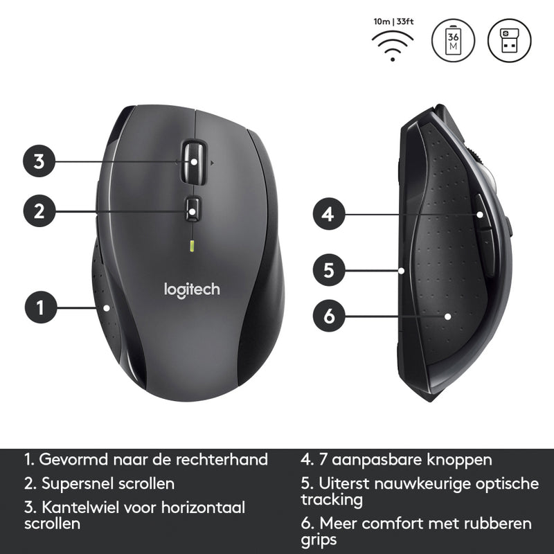 Logitech -  Muis  m705 marathon