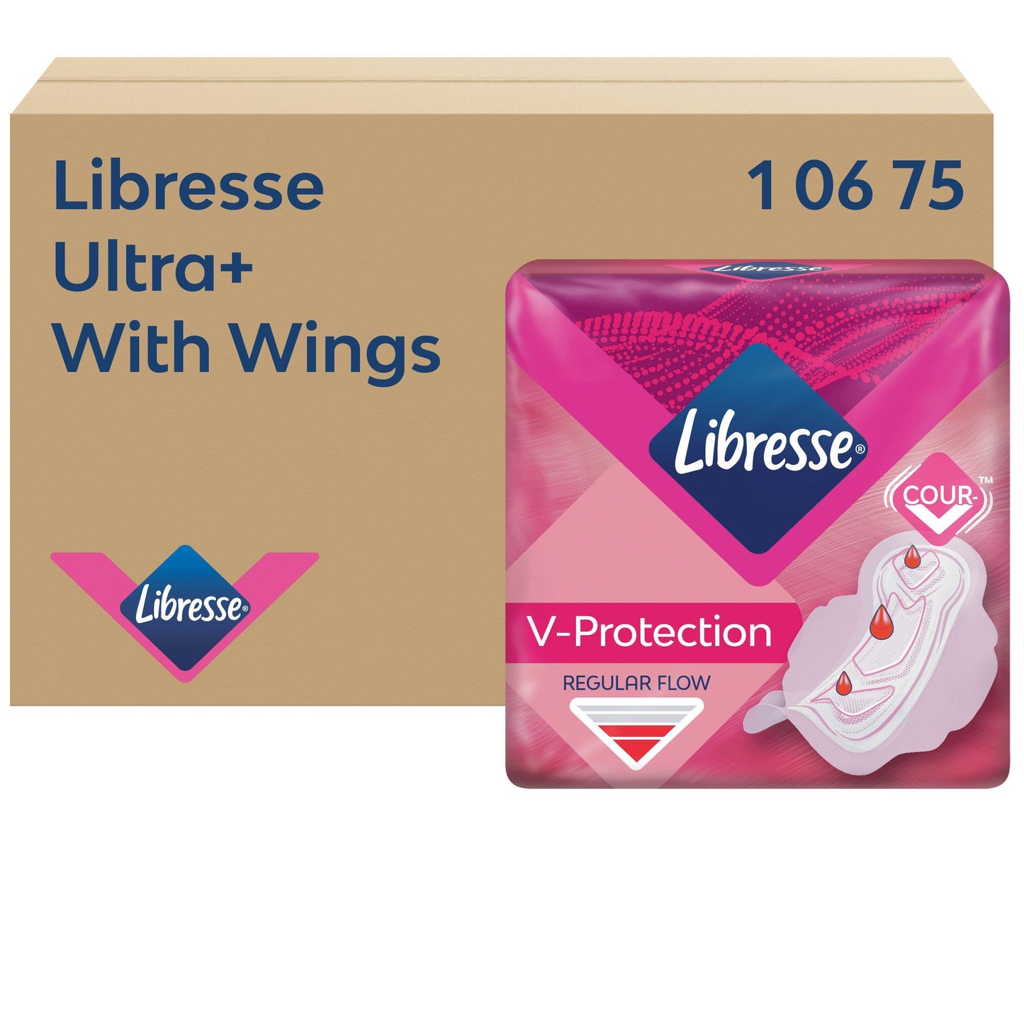 LIBRESSE -  Maandverband  p1 ultra plus regular | 2 stuks