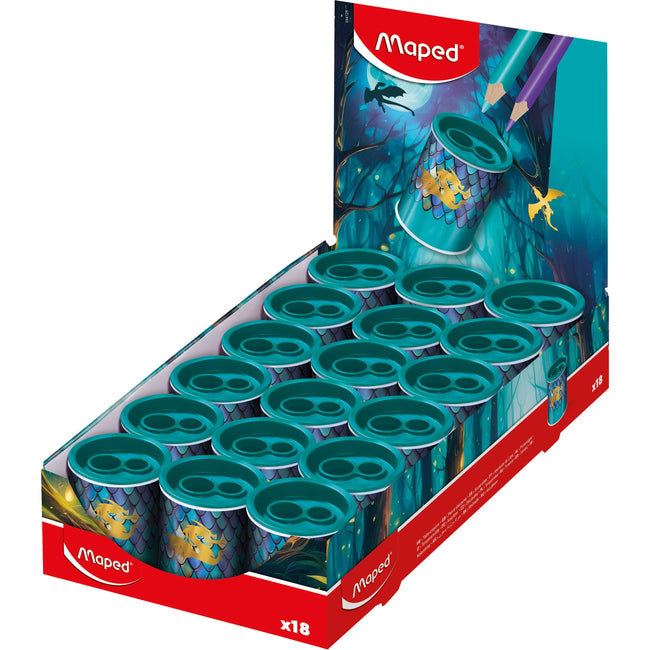 Maped -  Puntenslijper  dragon 2gaats display 18 stuks